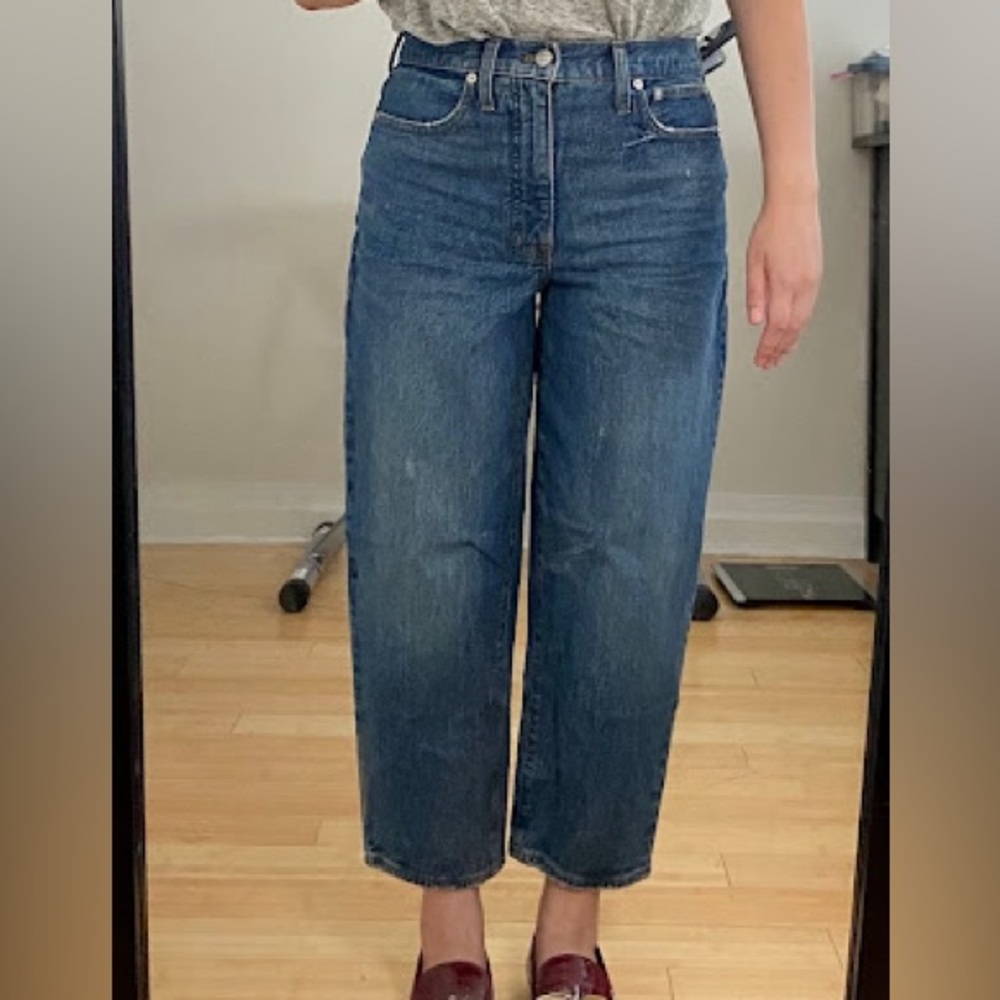 Madewell Dark Blue Balloon Jeans - 30